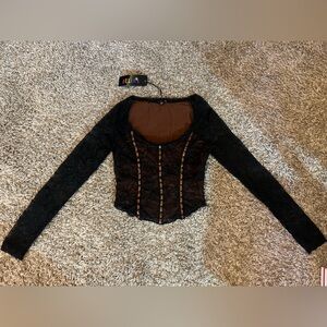 Delia’s by Dollskill DIARY CONFESSIONAL LONG SLEEVE TOP